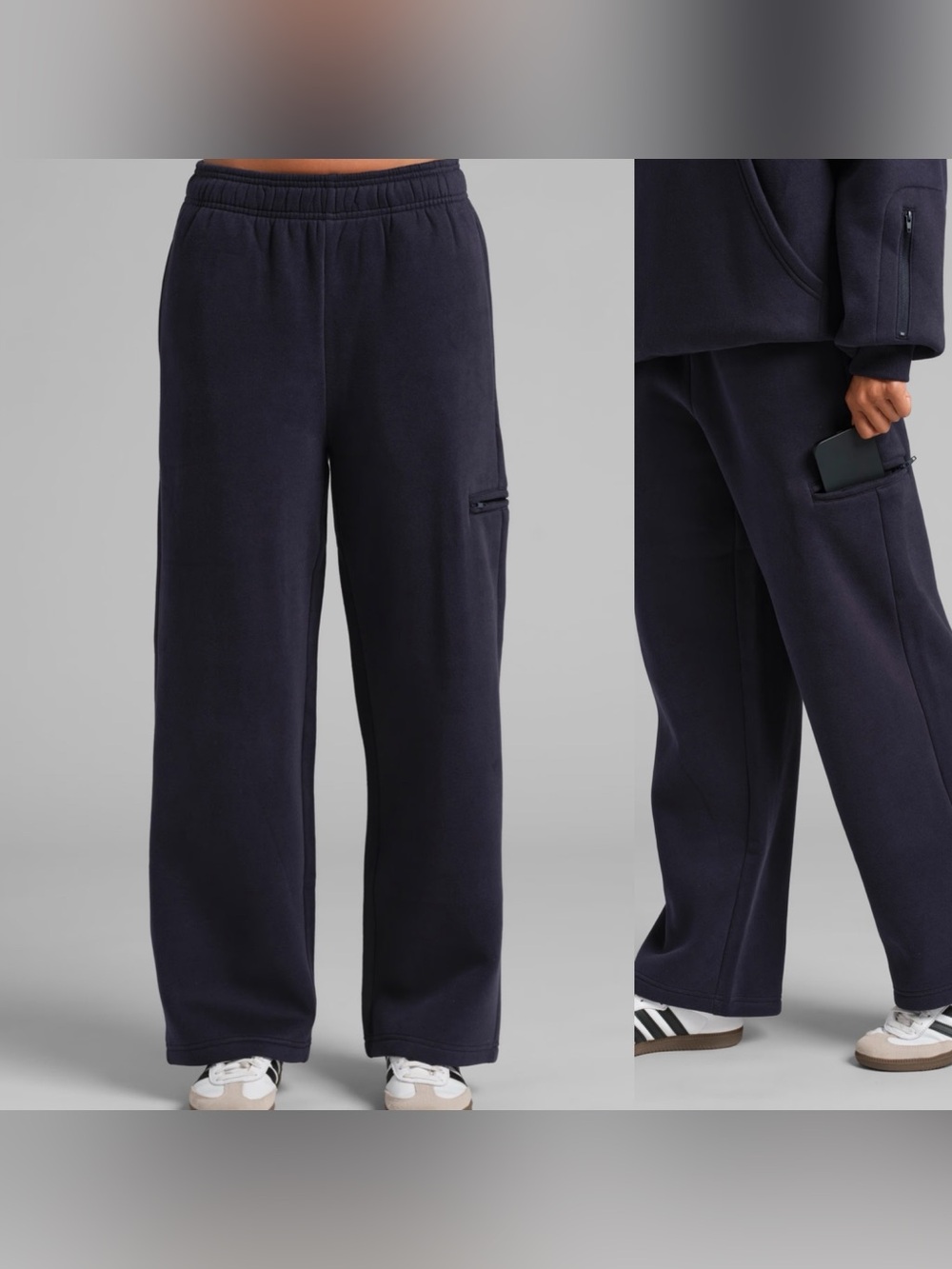 Comfrt Airplane Mode Straightleg Sweatpants- Navy